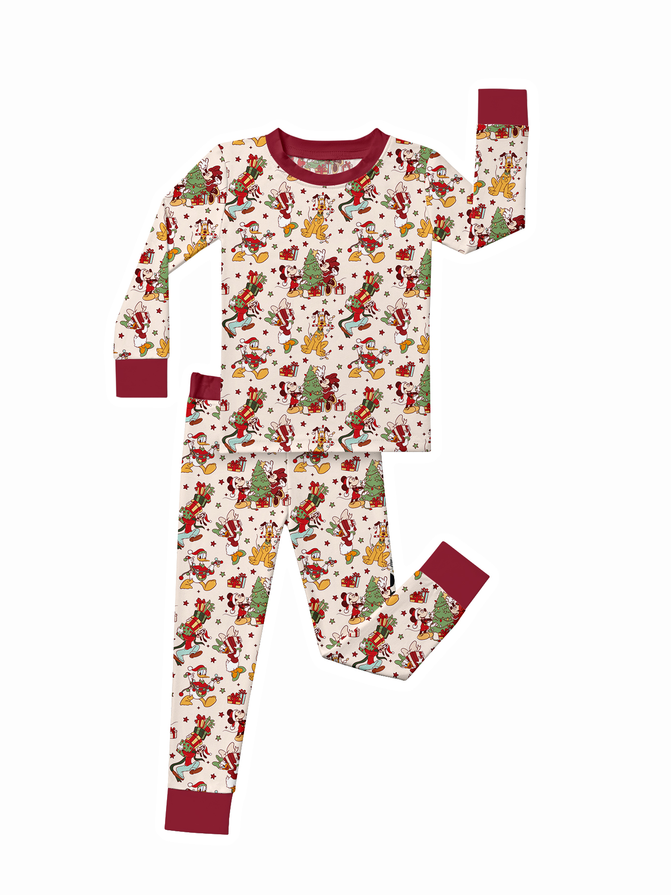 Kid Mickey Christmas Bamboo Set ( 2-6Y )