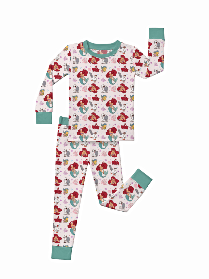 Kid Mermaid Bamboo Set ( 2-6Y )