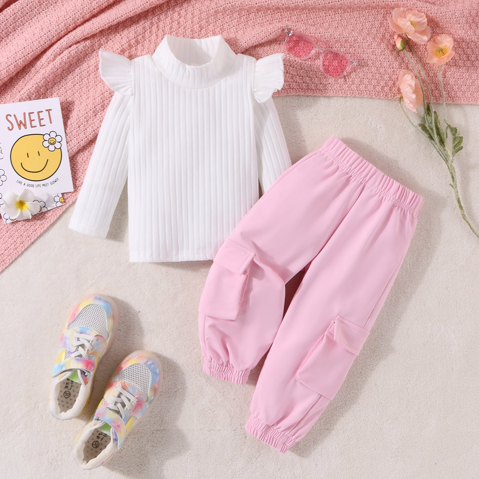 Toddler Pink-White Sets