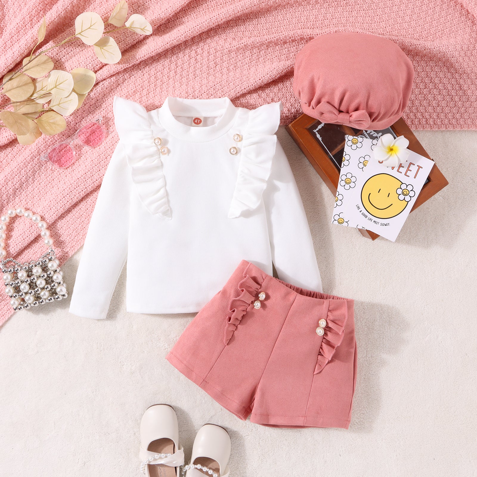 Kid Pink-White Set