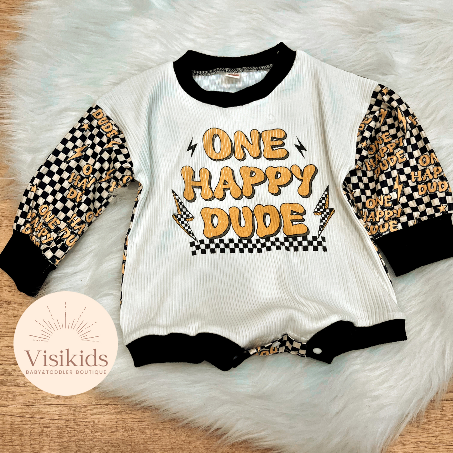 Baby One Happy Dude Romper-visikids
