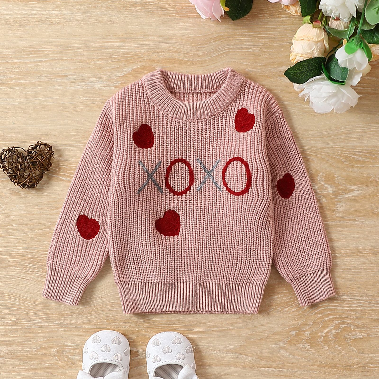 Baby Valentine's Day XOXO Sweater