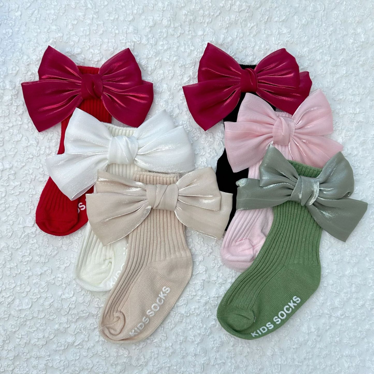 Baby Bow Mid-tube Socks