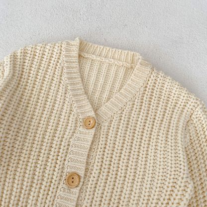 Baby Solid Cardigan Sweater