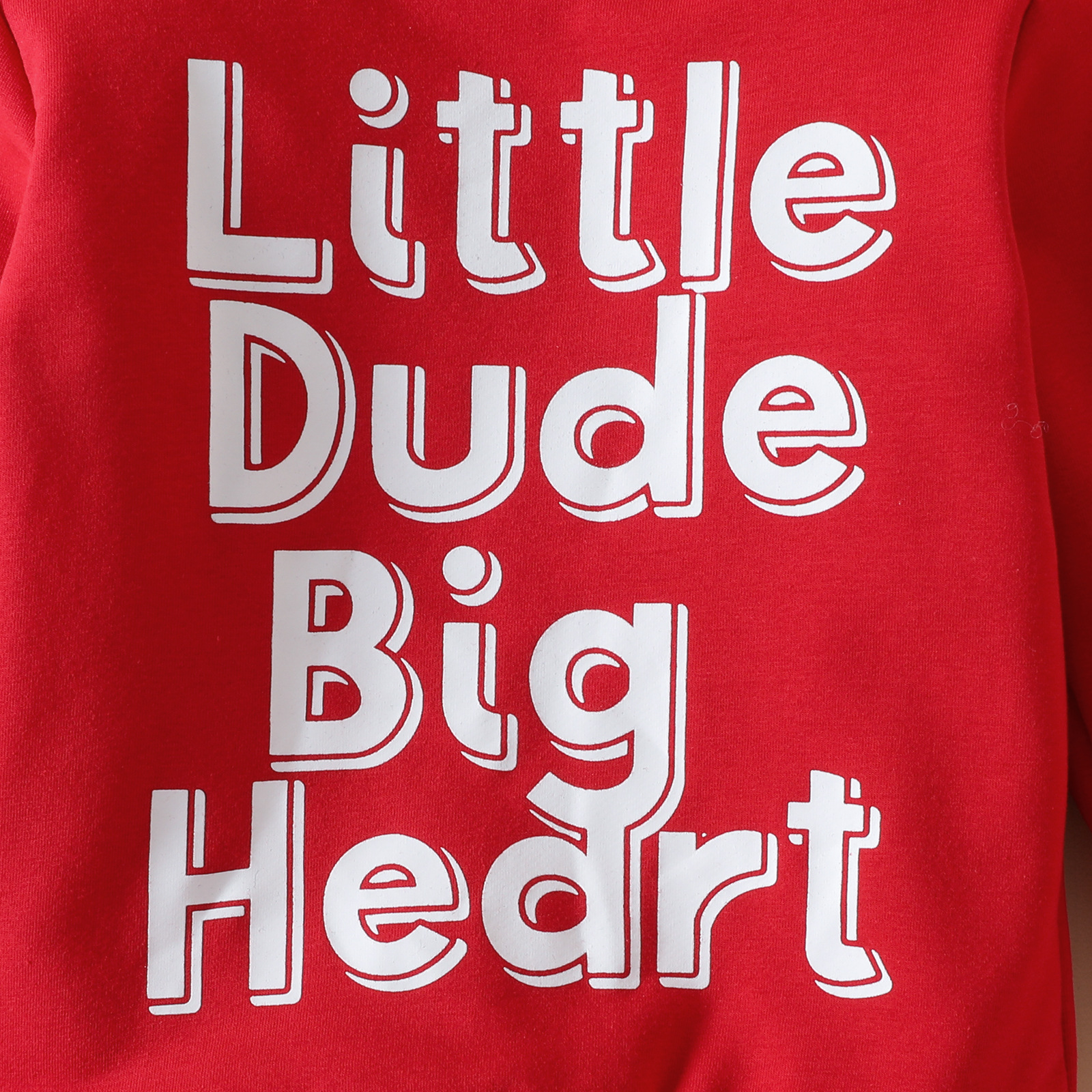 Baby Little Dude Big Heart Sweatshirt
