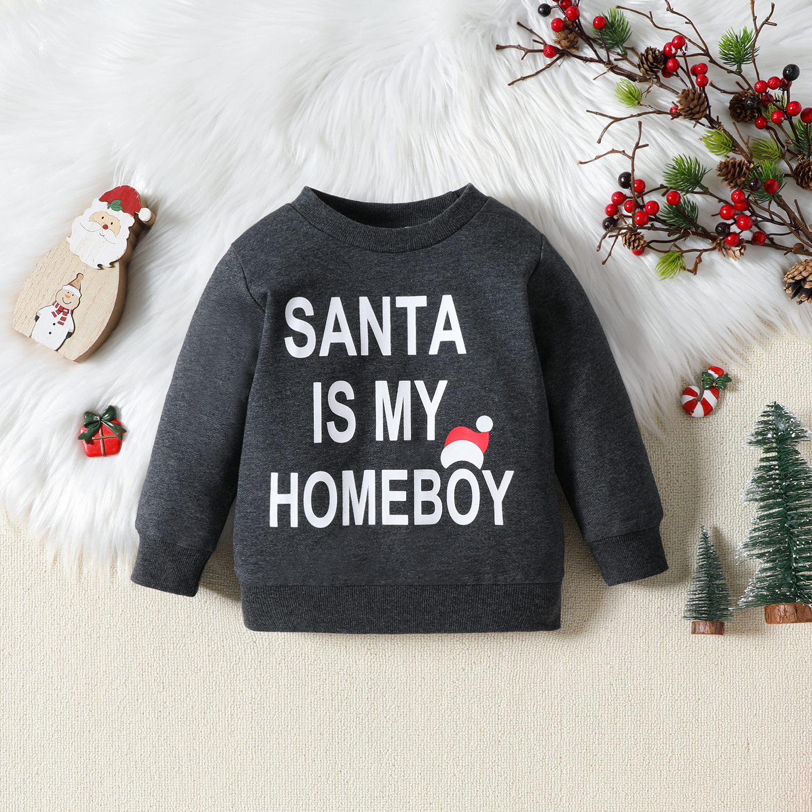 Baby Santa Is My Homeboy Sweatshirt