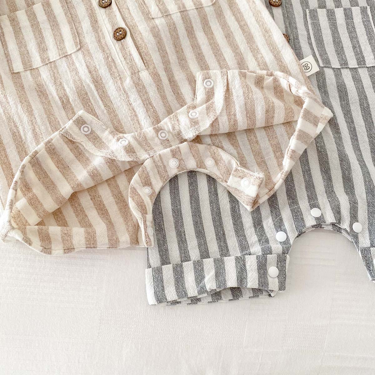 Baby Casual Stripe Jumpsuit