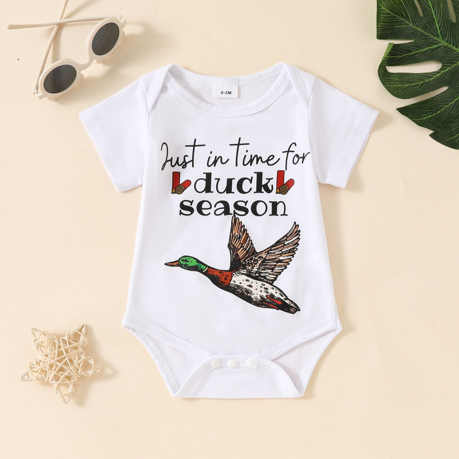 Baby Just In Time For Duck Season Romper
