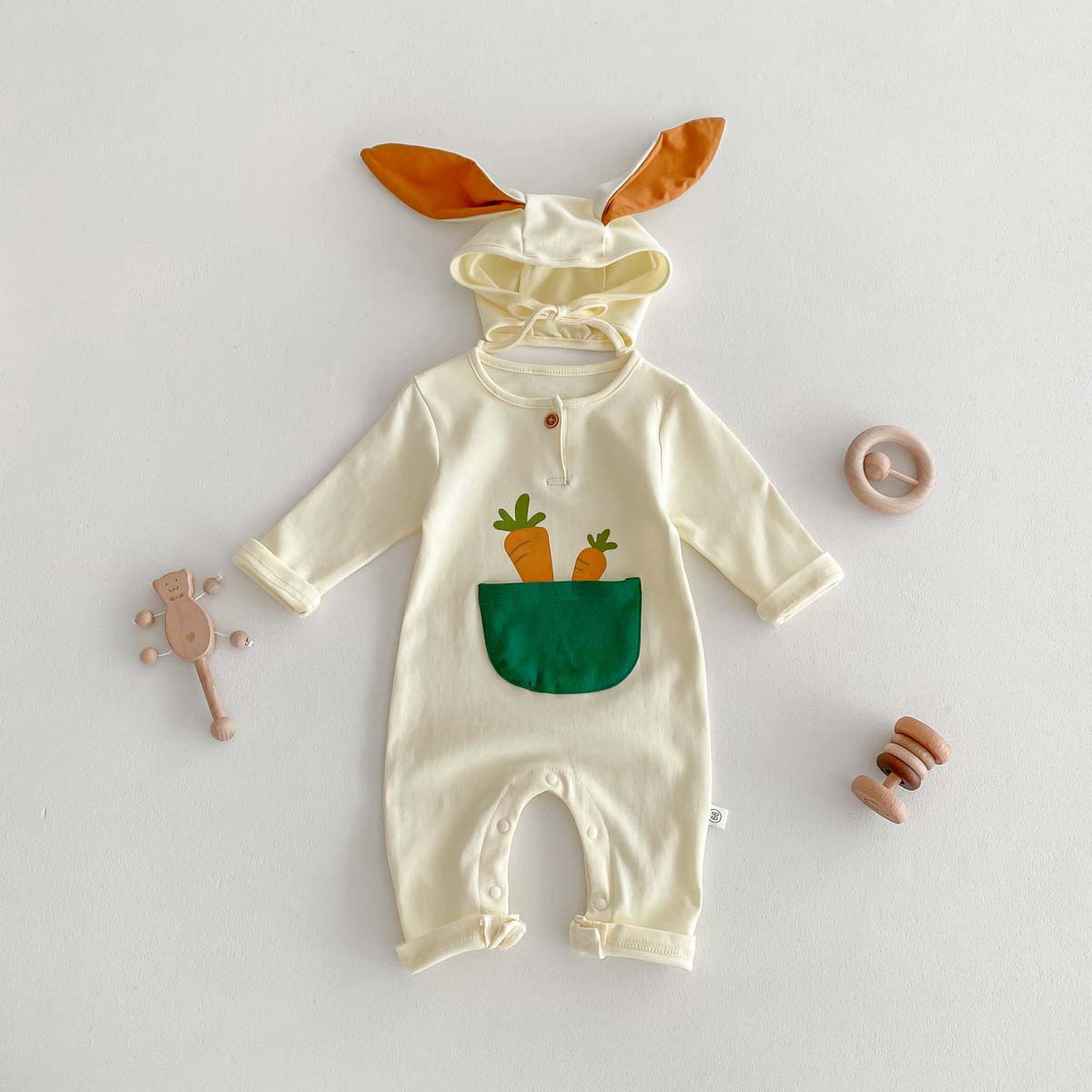 Baby Easter Jumpsuit With Hat