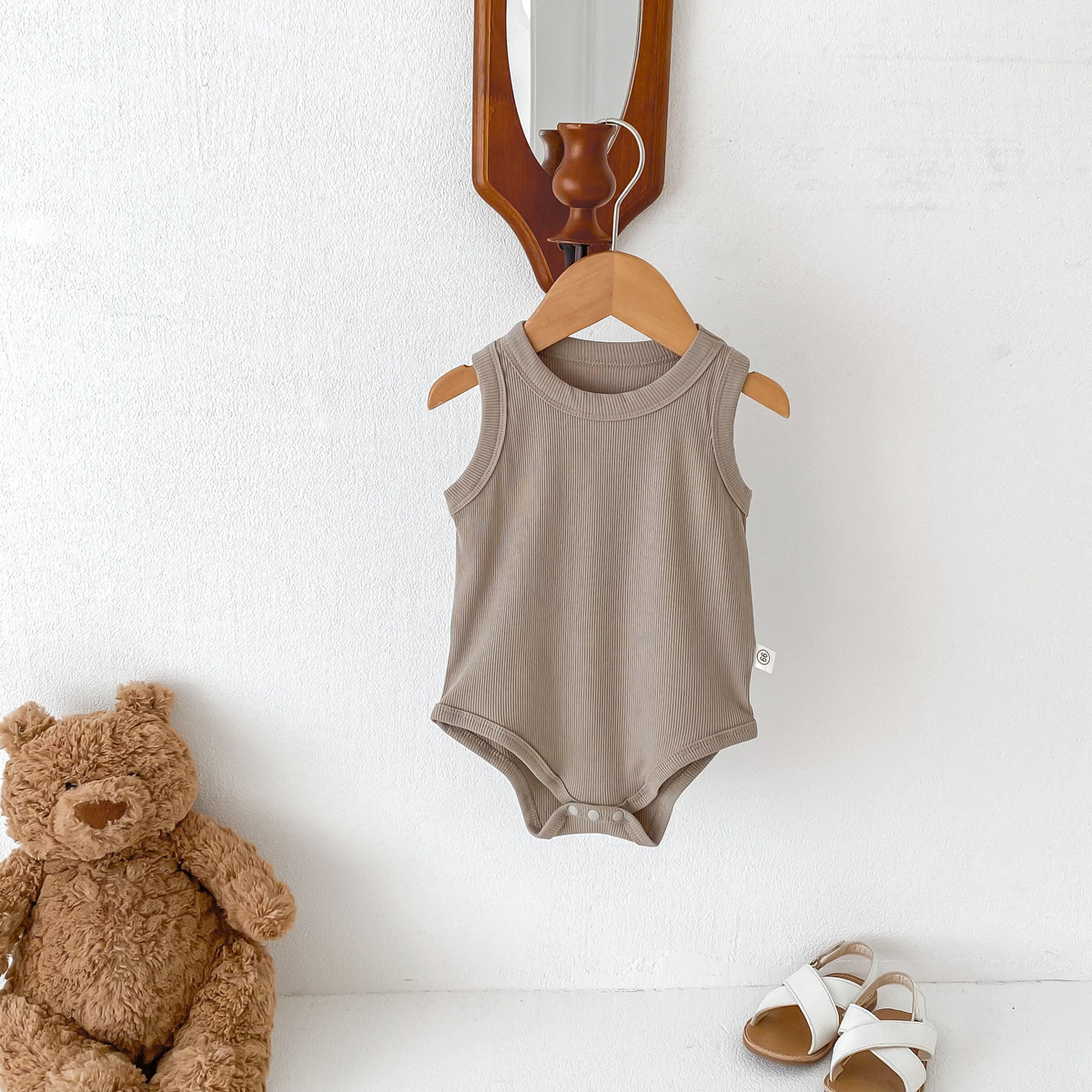 Baby Neutral Solid Romper