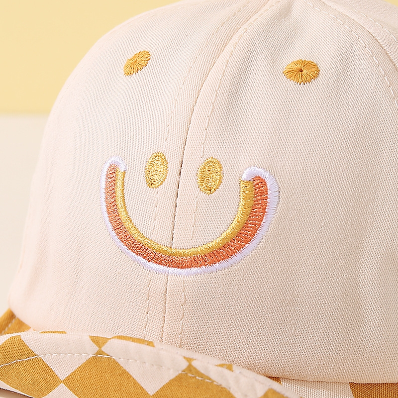 Baby Smiley Embroidery Hat