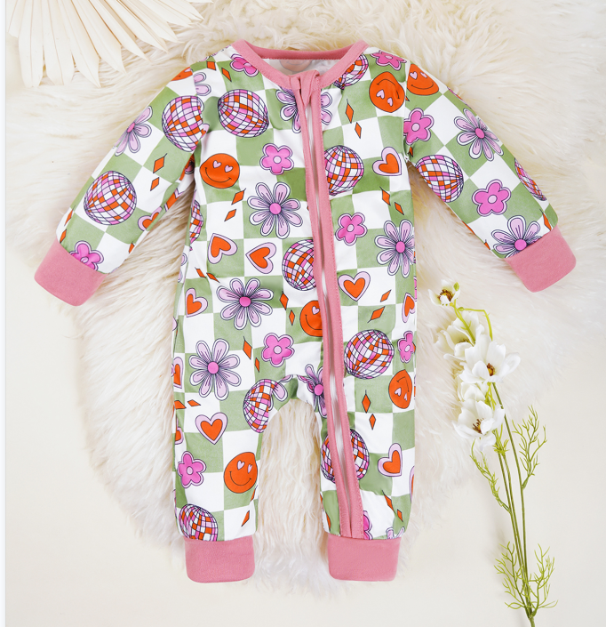 Baby Girl Groovy Jumpsuit