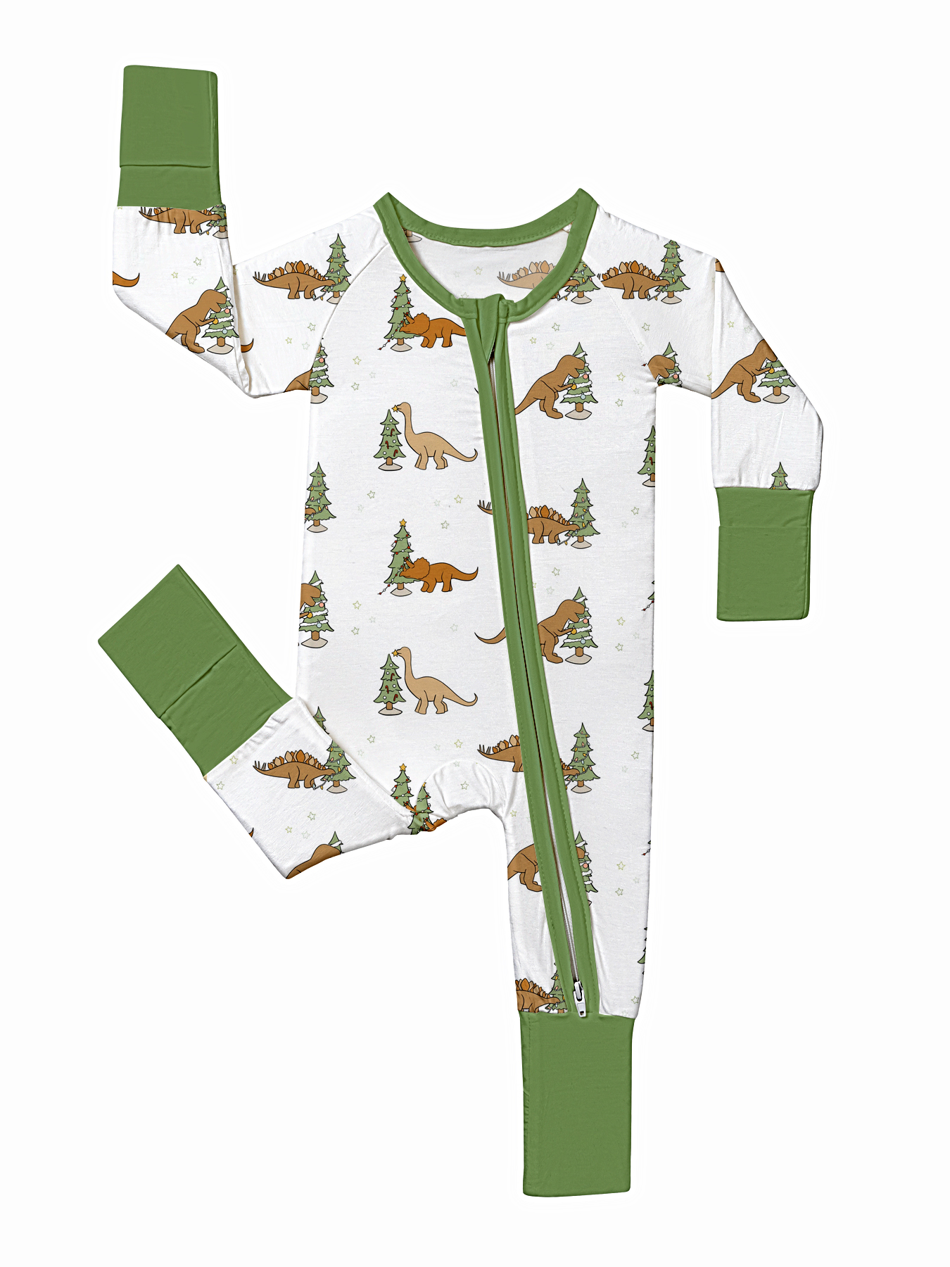 Newborn Dinosaur Christmas Tree Bamboo Sleeper