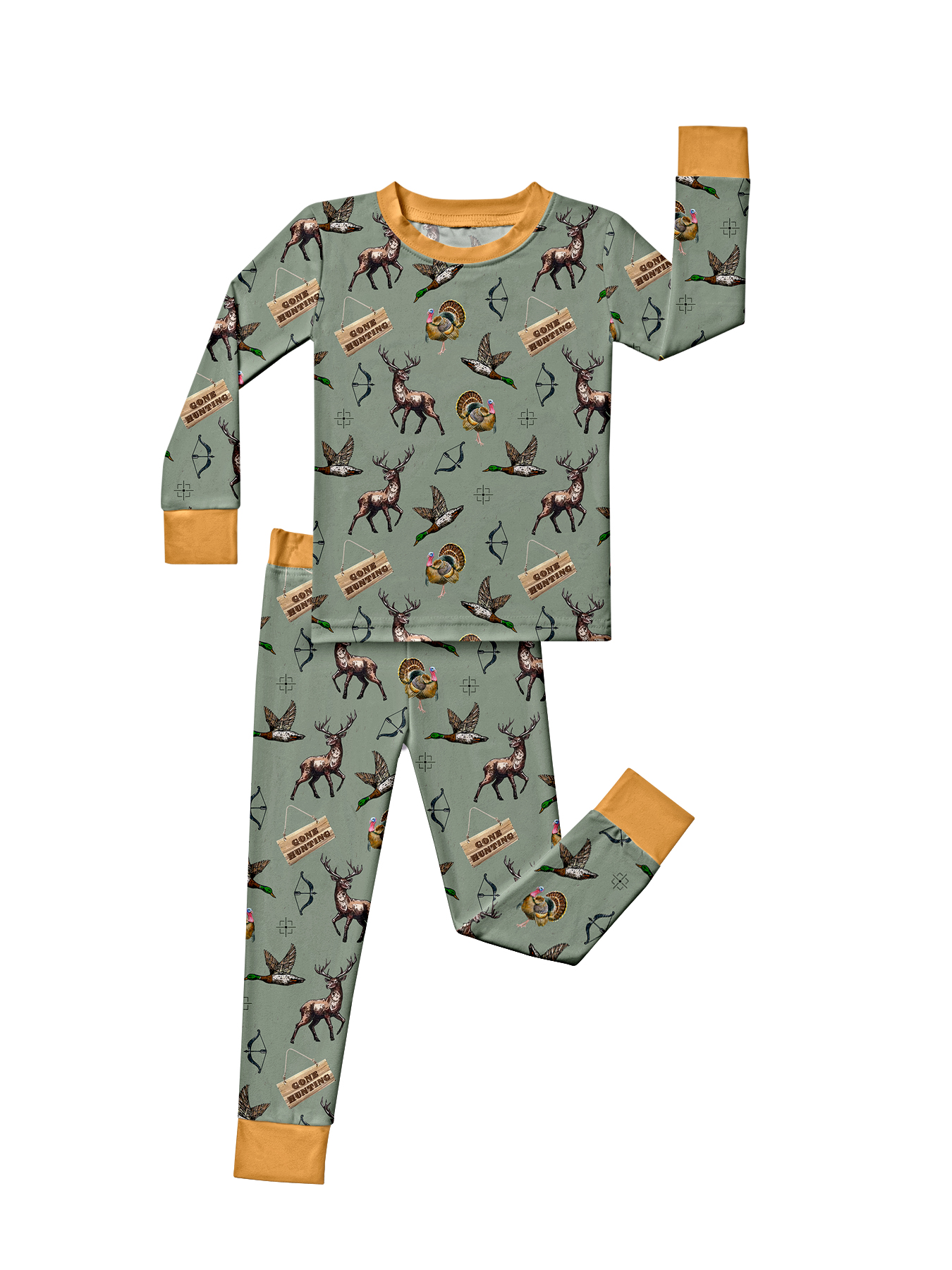 Kid Going Hunting Bamboo Set ( 2-6Y )