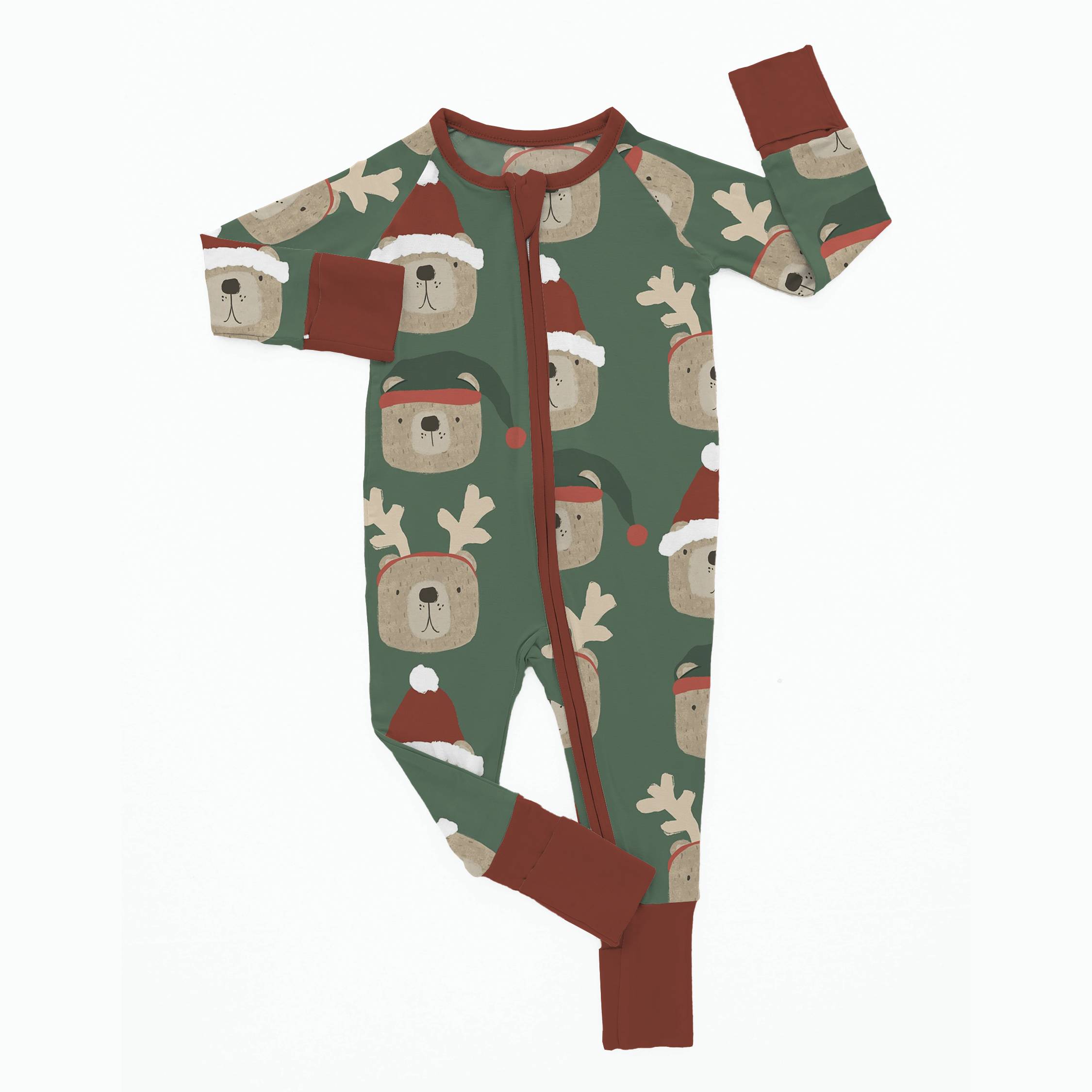 Newborn Christmas Bamboo Sleeper