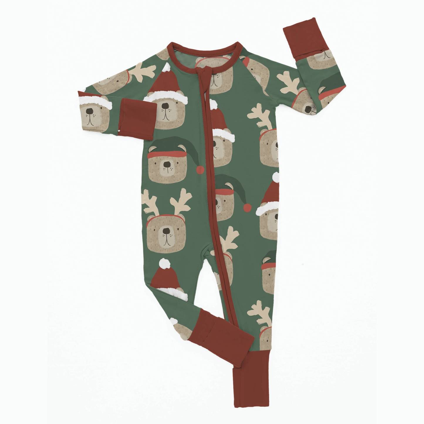 Newborn Christmas Bamboo Sleeper