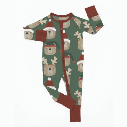 Newborn Christmas Bamboo Sleeper