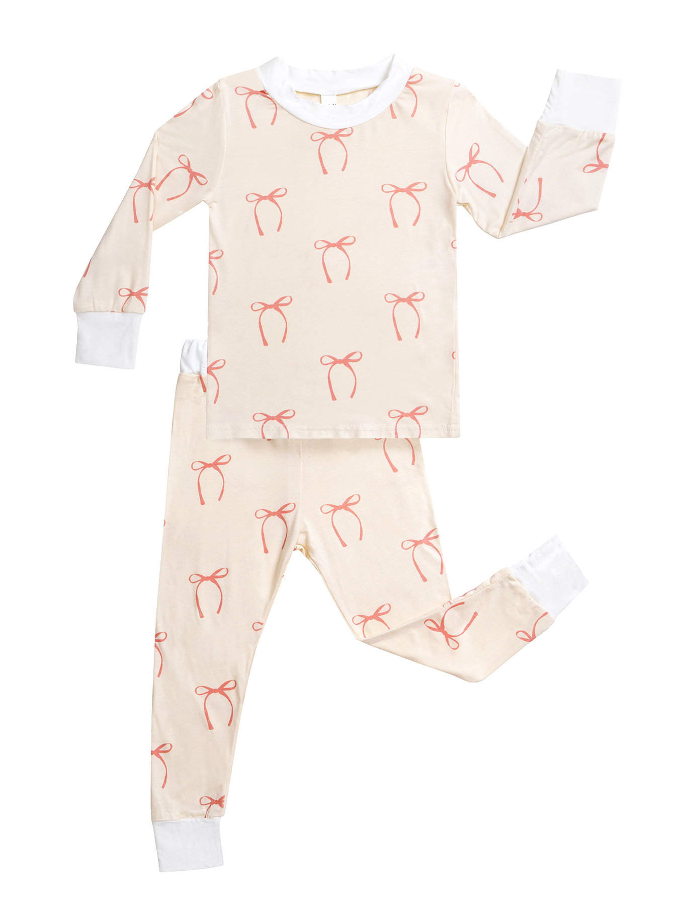 Toddler Bow Bamboo Set
