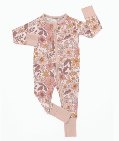Newborn Flower Bamboo Sleeper