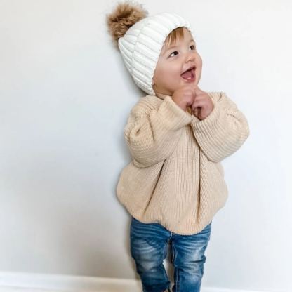 Baby Solid Winter Sweater