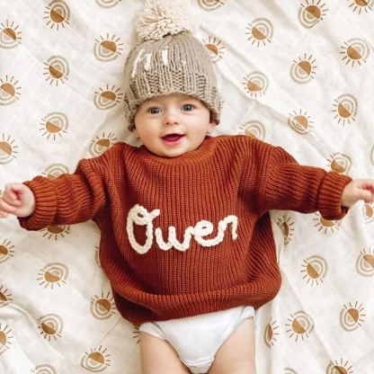 Baby Custom Name Sweater