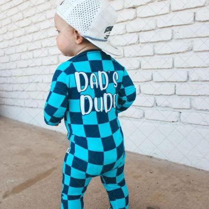 Newborn Dad's Dude Romper