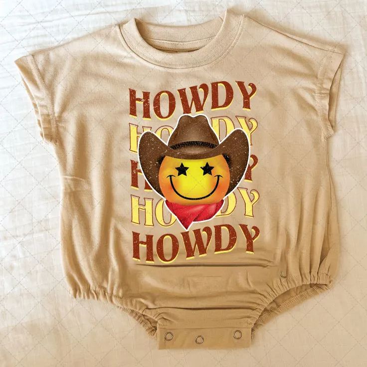 [Copy]Baby Howdy Bubble Romper