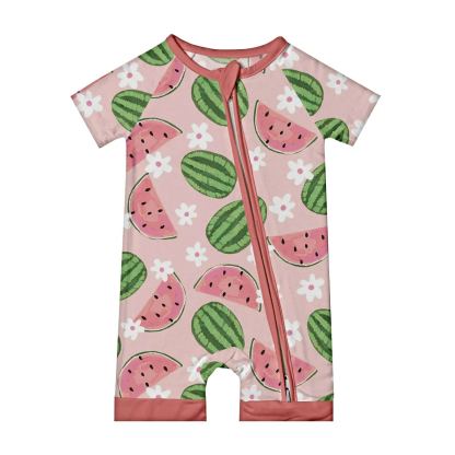 Newborn Watermelon Bamboo Sleeper