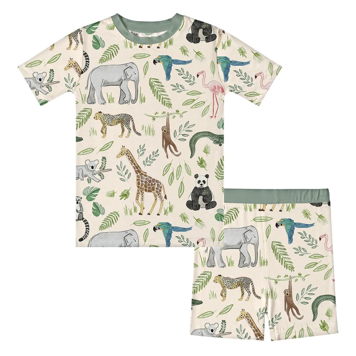[Copy]Kid Leopard Bamboo Set ( 2-6Y )