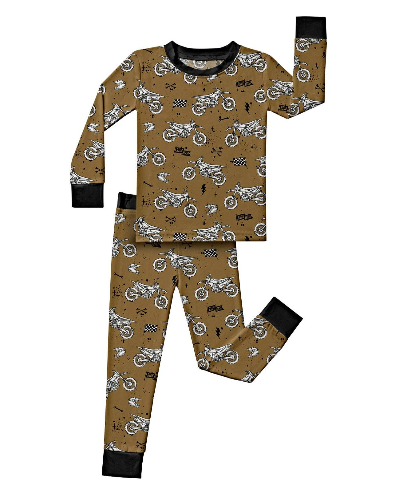 Kid Motorcycle Bamboo Set ( 2-6Y )