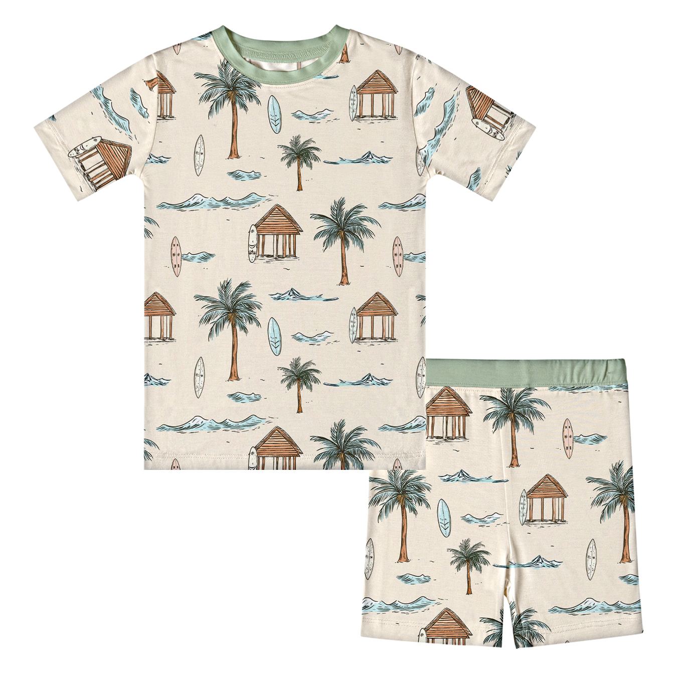 Kid Surf Bamboo Set ( 2-6Y )