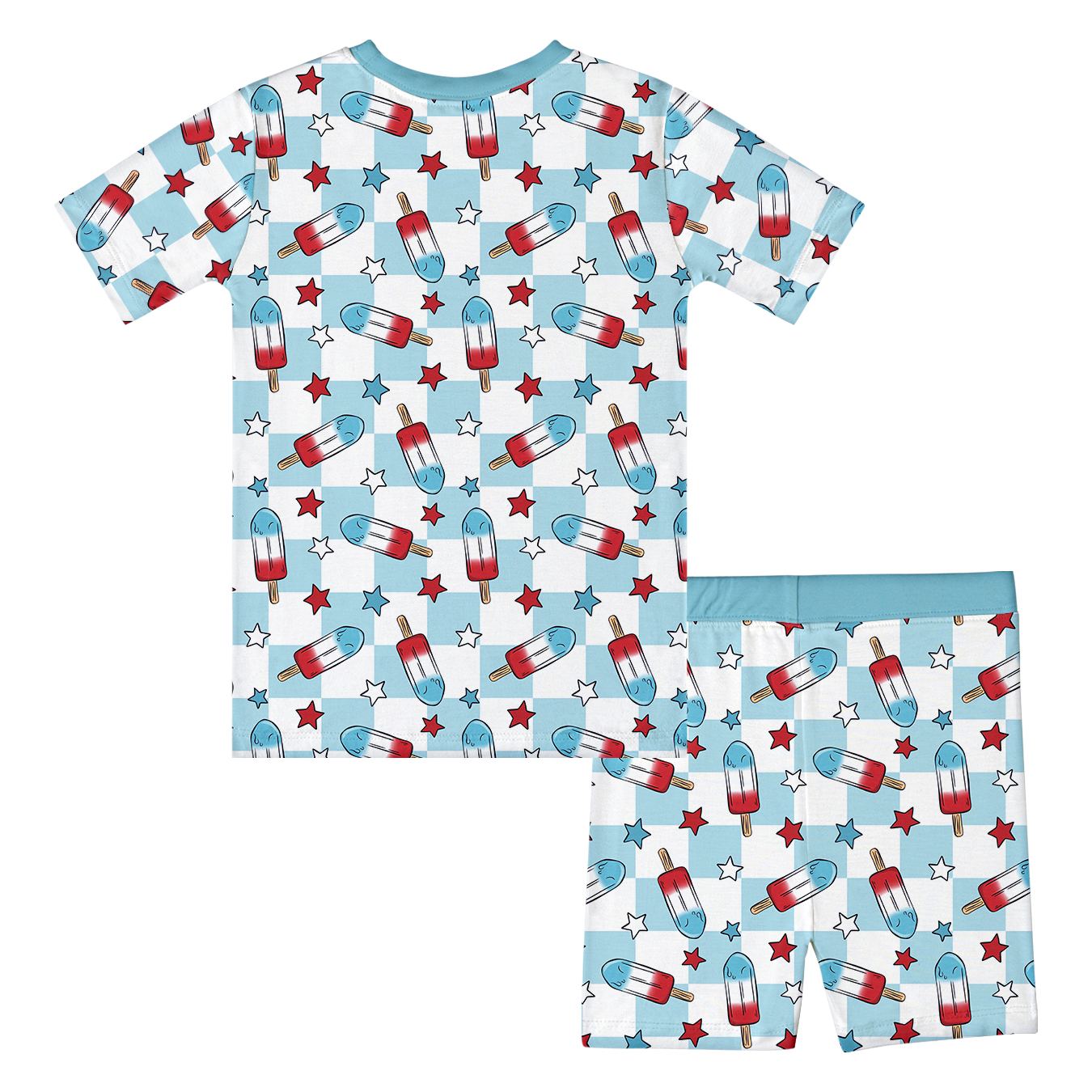 Kid Independence Day Ice Cream Bamboo Set ( 2-6Y )