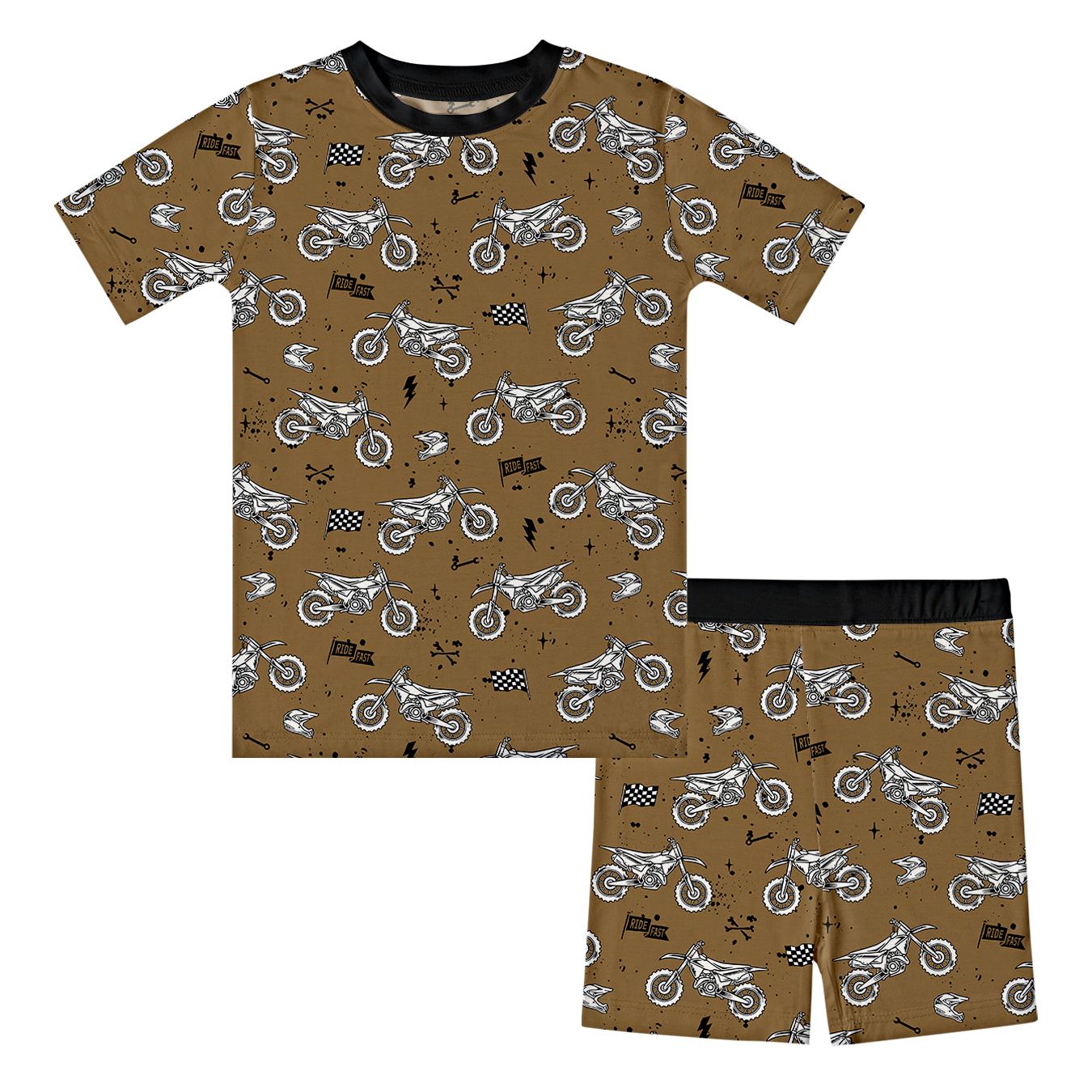 Kid Motorcycle Bamboo Set ( 2-6Y )