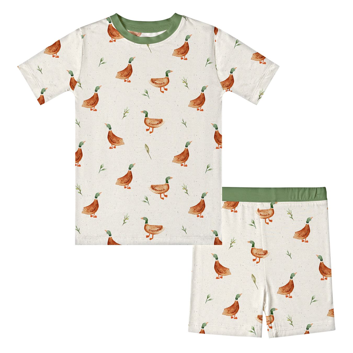 Kid Mallard Duck Bamboo Set ( 2-6Y )