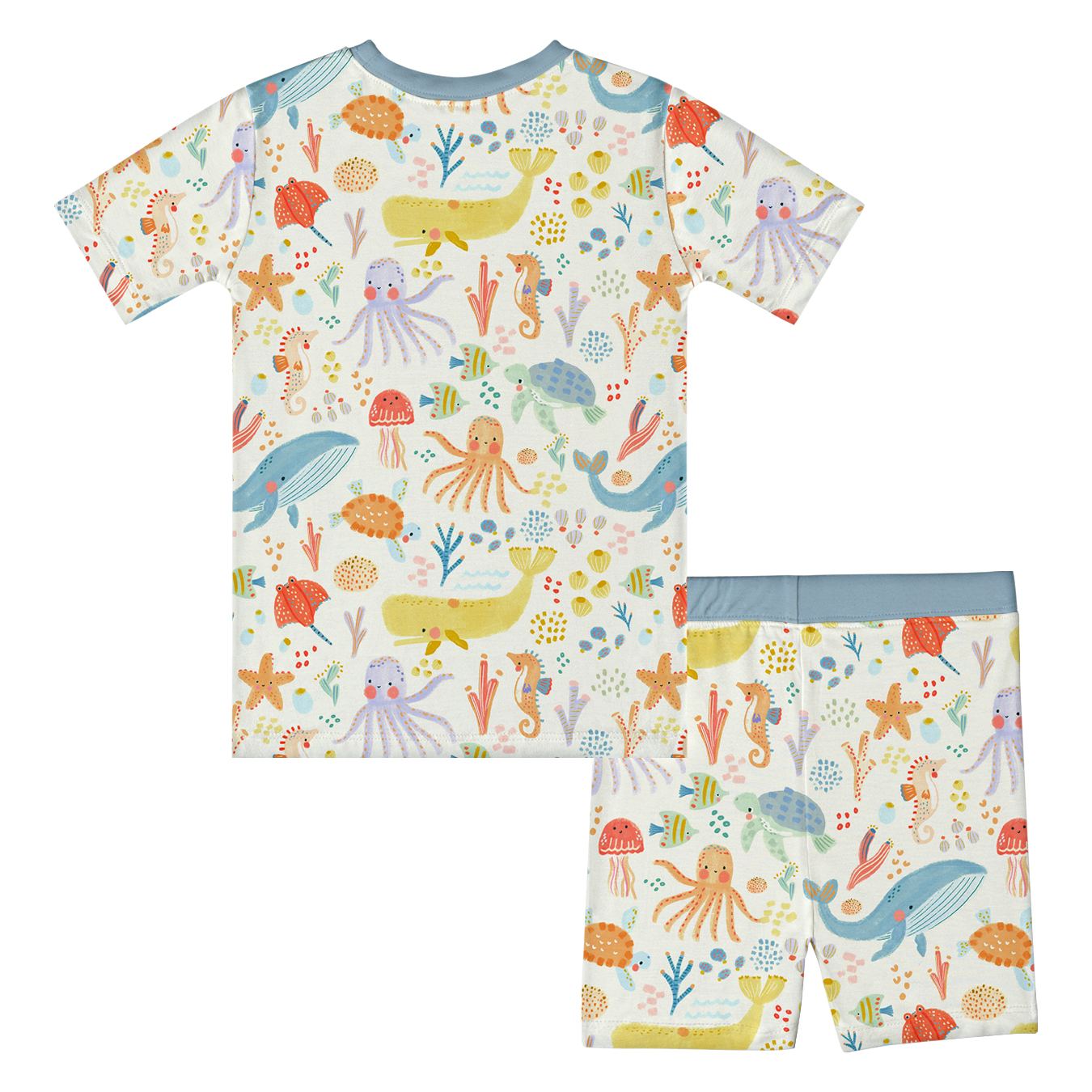 Kid Marine Animals Bamboo Set ( 2-6Y )