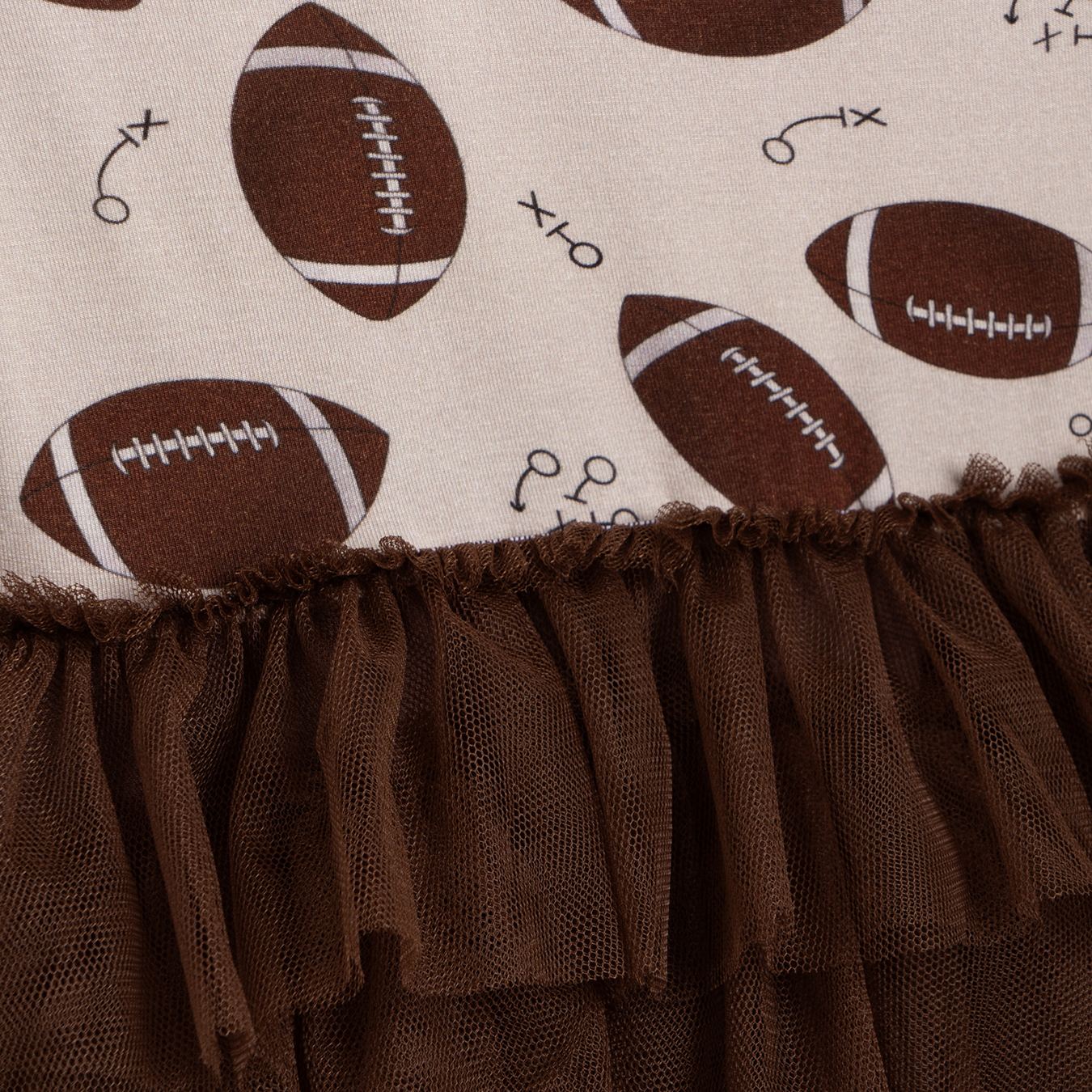 Kid Football Bamboo Mesh Dress ( 2-8Y)