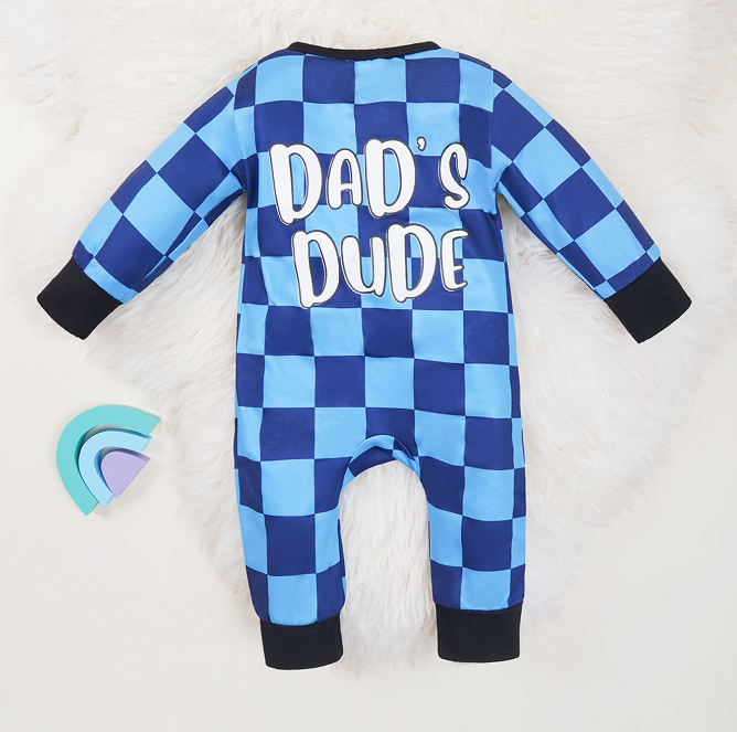 Newborn Dad's Dude Romper