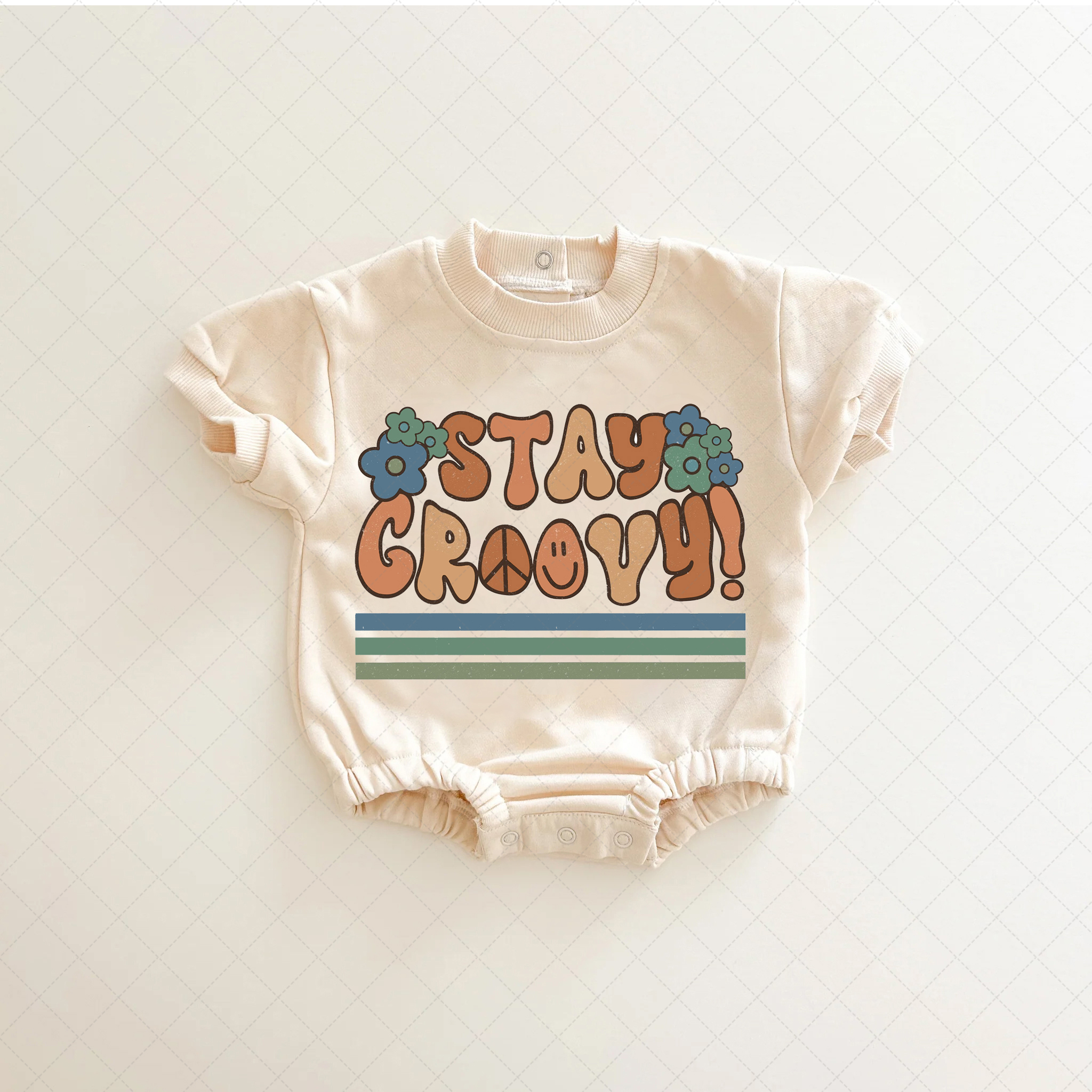 Baby Stay Groovy Romper