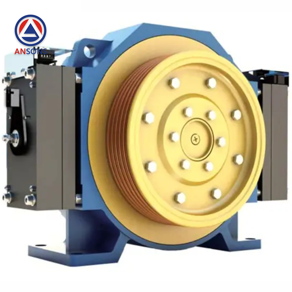 MONA DRIVE Elevator Traction Machine MCK100 Permanent Magnet Synchronous Gearless Ansons Lift Spare Parts