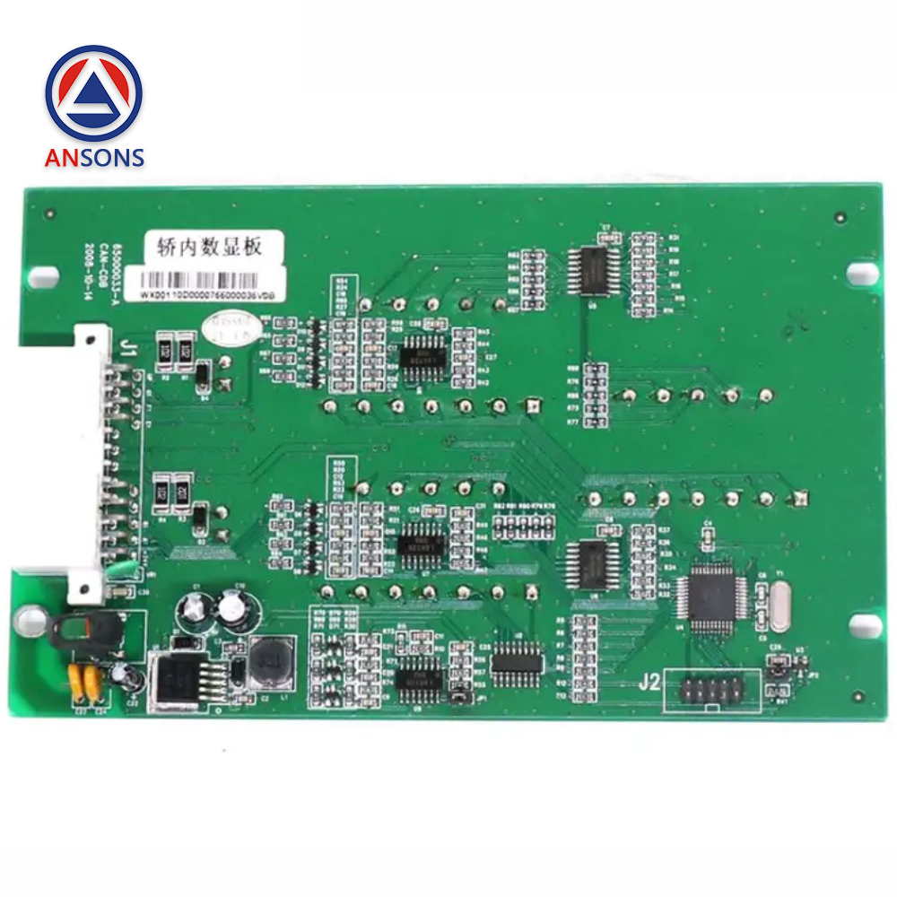 GUANGRI Elevator Display PCB Board CAN-CDB 65000033-A For HOP LOP Ansons Lift Spare Parts