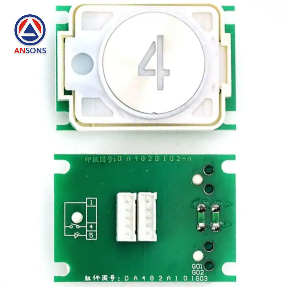 Mitsubishi Elevator Button DA482 MTD482 MTD482A101G03 MTD482A101G01 Ansons Lift Spare Parts