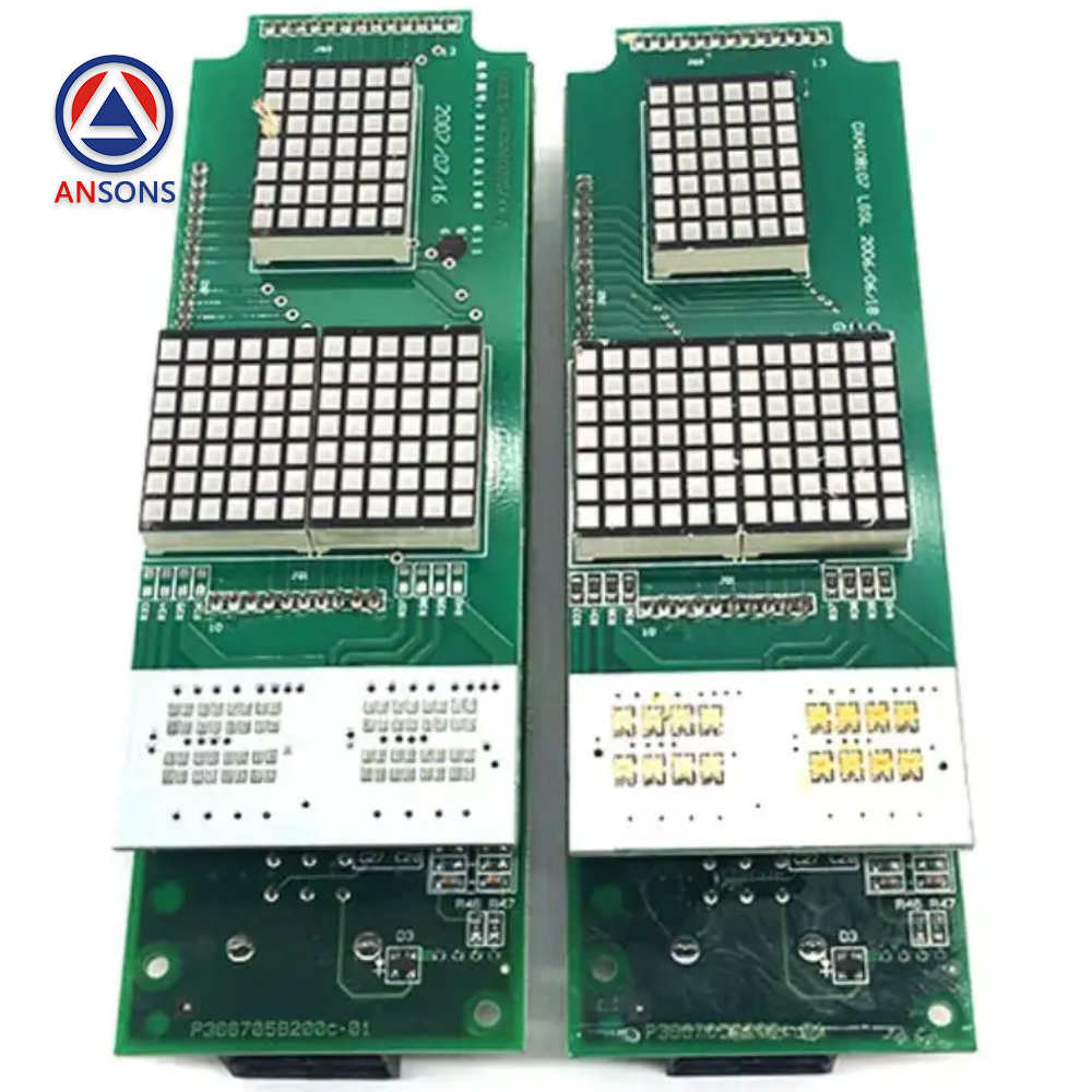 Mitsubishi Elevator Display PCB P366705B000G01 P366705B000G02 P366705B000G03 P366705B000G04 LOP HOP Board Ansons Lift Spare Parts