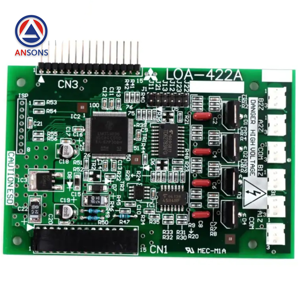 Mitsubishi SPVF Elevator Car Command Display PCB Board LOA-422A LOA-503C Ansons Lift Spare Parts