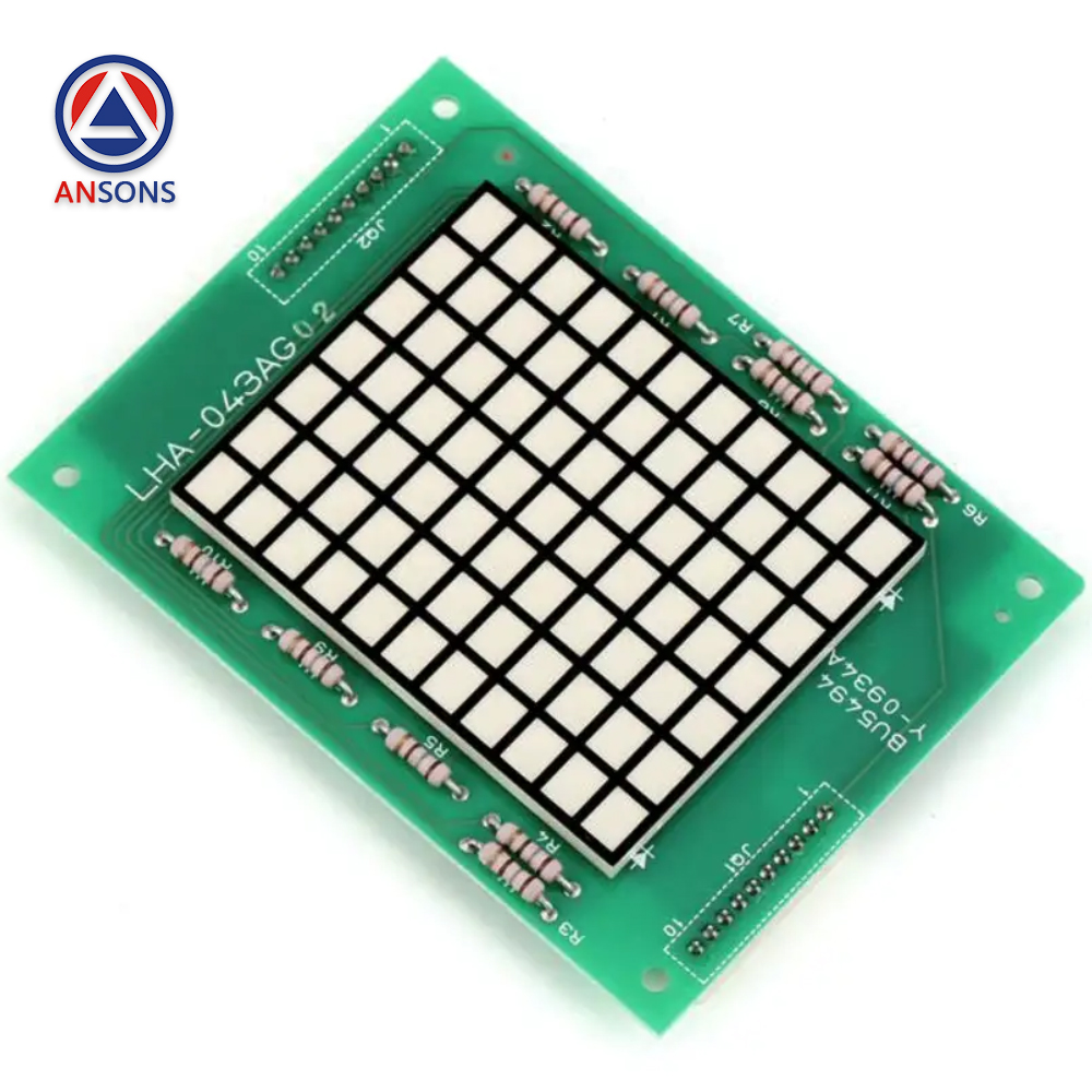 Mitsubishi Elevator Horizontal Display PCB Board LHA-043AG02 Ansons Lift Spare Parts