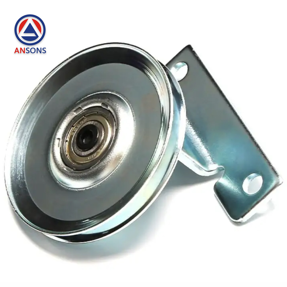 Mitsubishi Elevator Landing Door Wire Rope Wheel 90mm Ansons Lift Spare Parts