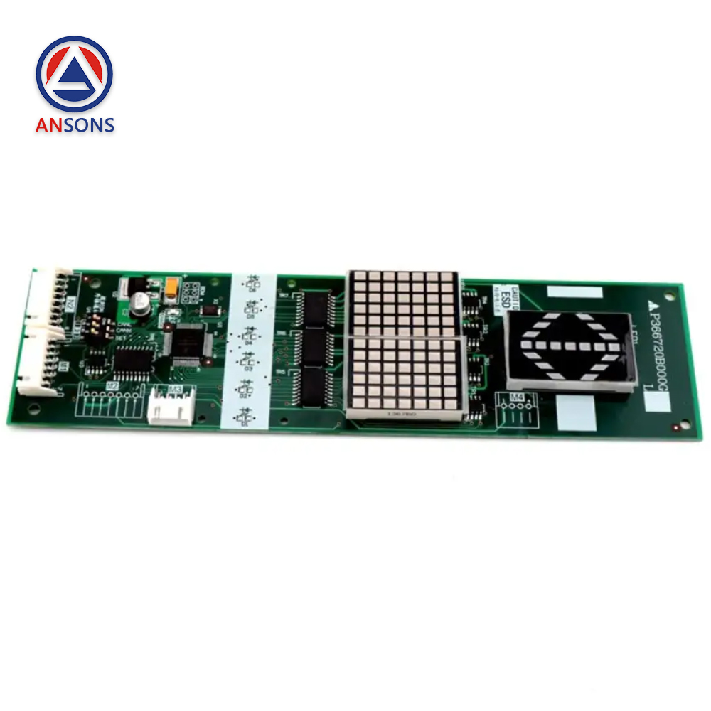 Mitsubishi Elevator Display PCB LOP HOP Board P366720B000G01 P366720B000G02 P366720B000G03 P366720B000G11 P366720B000G12 Ansons Lift Spare Parts