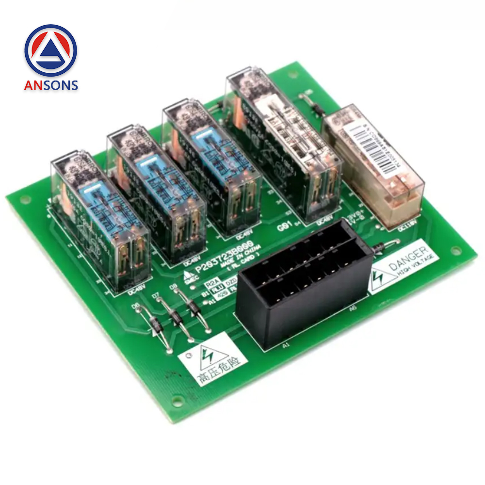 Mitsubishi Elevator Relay PCB Board P203723B000G01 Ansons Lift Spare Parts