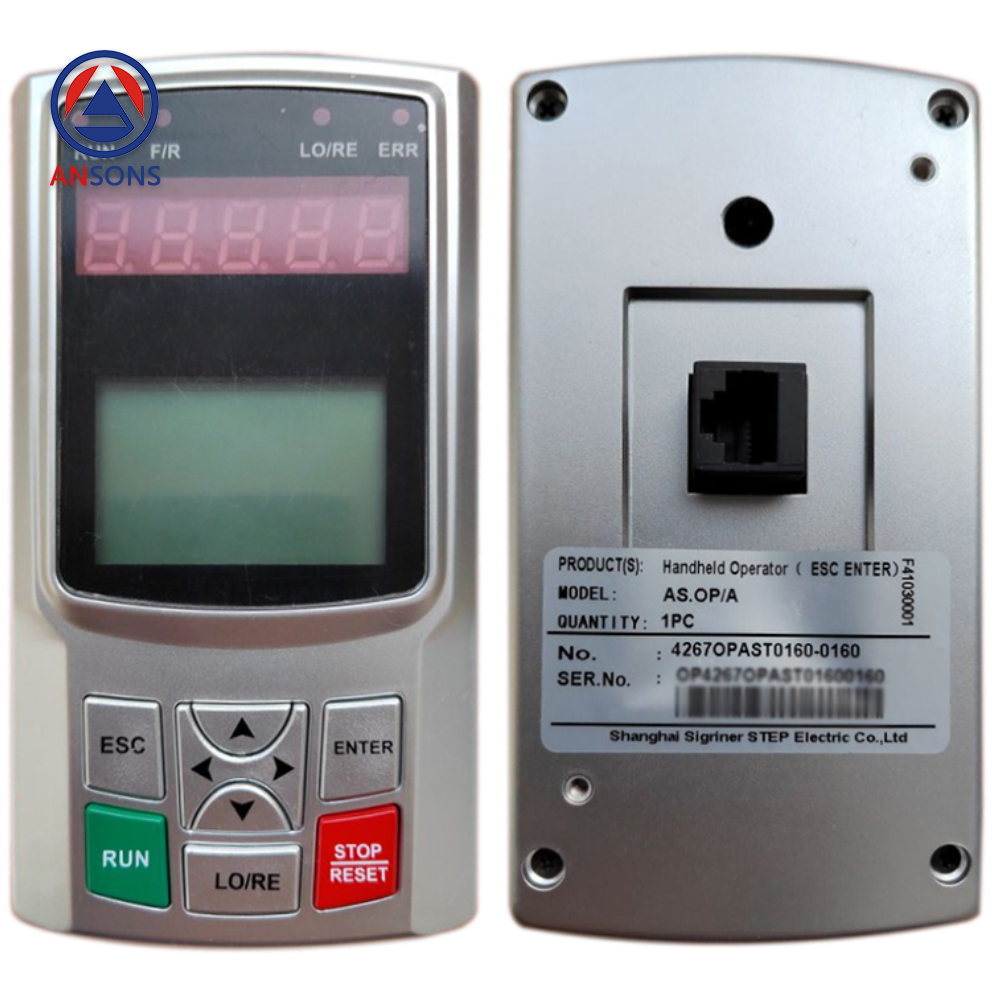 STEP Elevator Operator Handheld ( ESC ENTER) Service Tool Test Tool AS.OP/A SM.08/G AS320 Ansons Lift Spare Parts