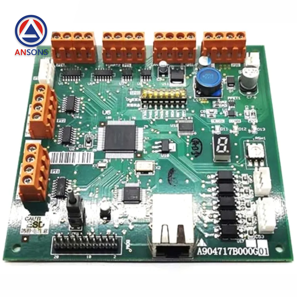 Mitsubishi Elevator NCR Interface PCB Board A904016B000G01 A904717B000G03 Ansons Lift Spare Parts