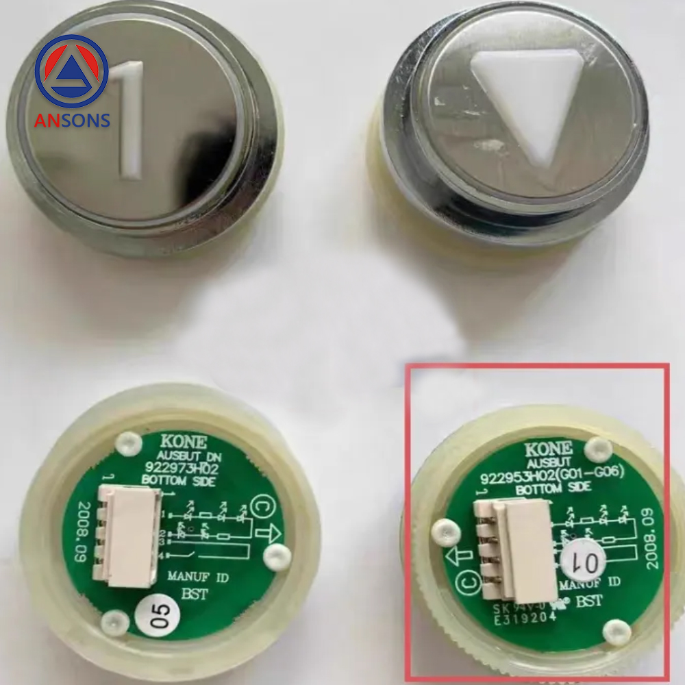 KONE Elevator Push Button 922953H02G01 Ansons Lift Spare Parts